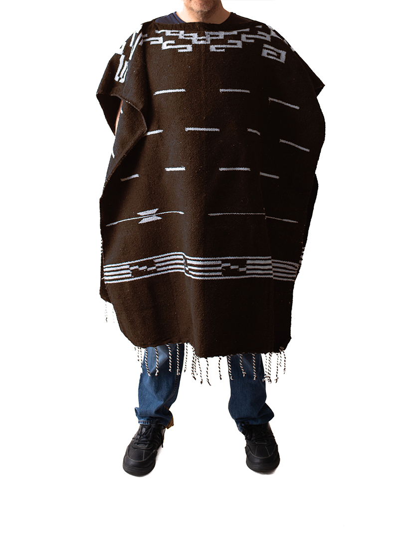 Clint Eastwood Poncho Mexican Poncho BROWN