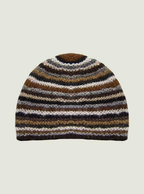 Brown Tones Alpaca Hat