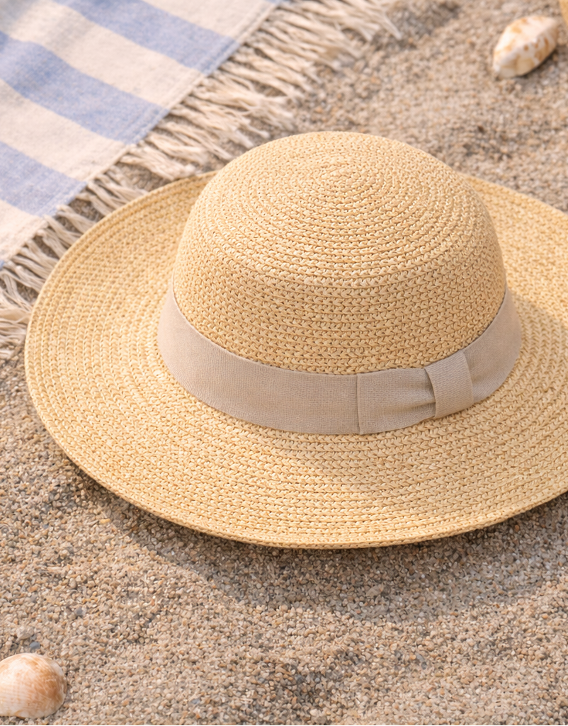 Panama-Strohhut Mit Runder Krone | Riviera Edition