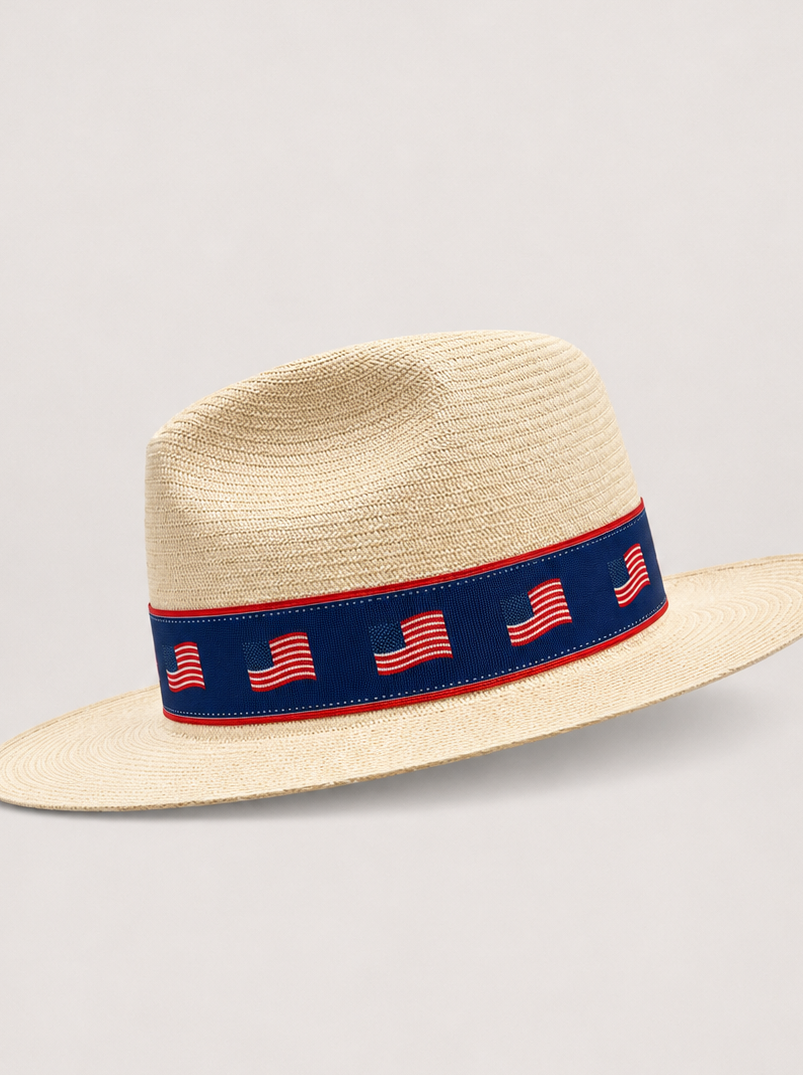 Patriotic American Flag Hat Band