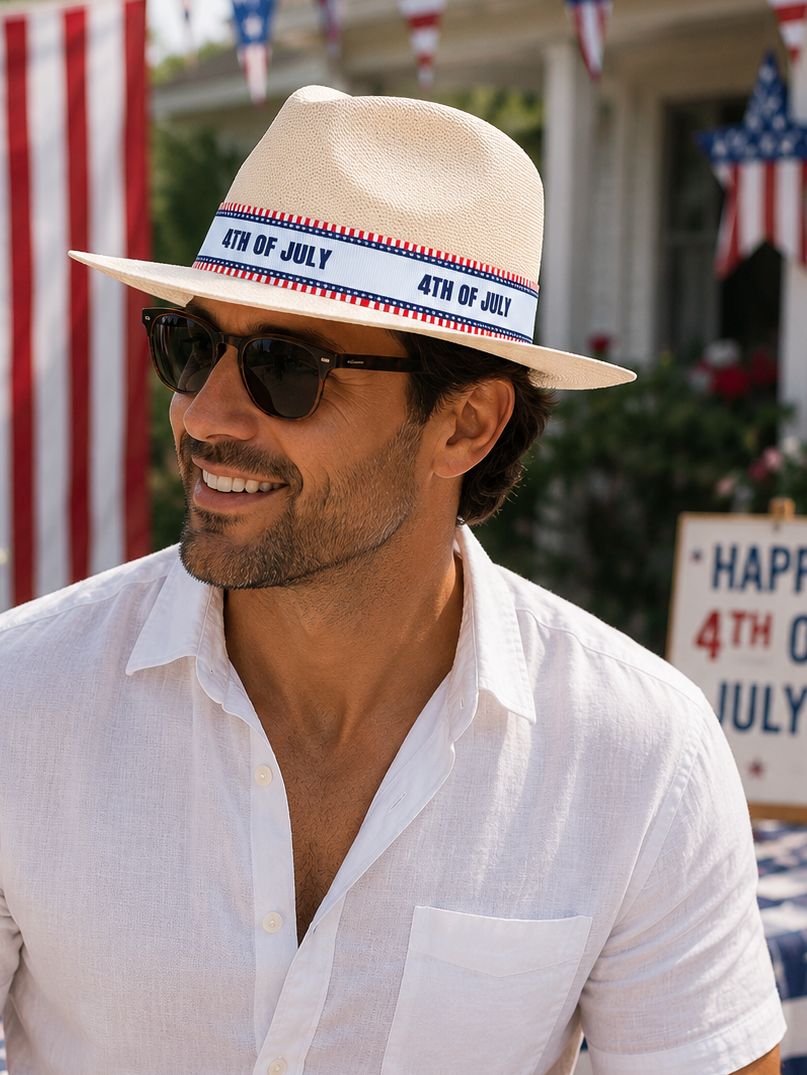 4th of July Hat Band | USA Flag Band