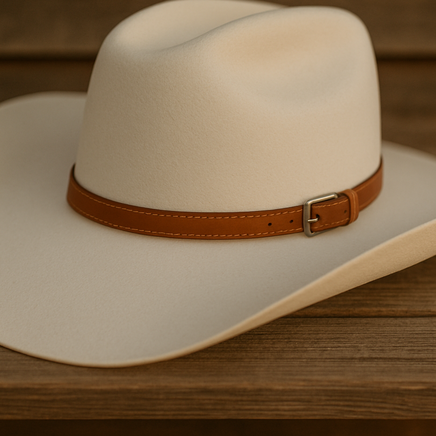 Classic Leather Western Hat Band