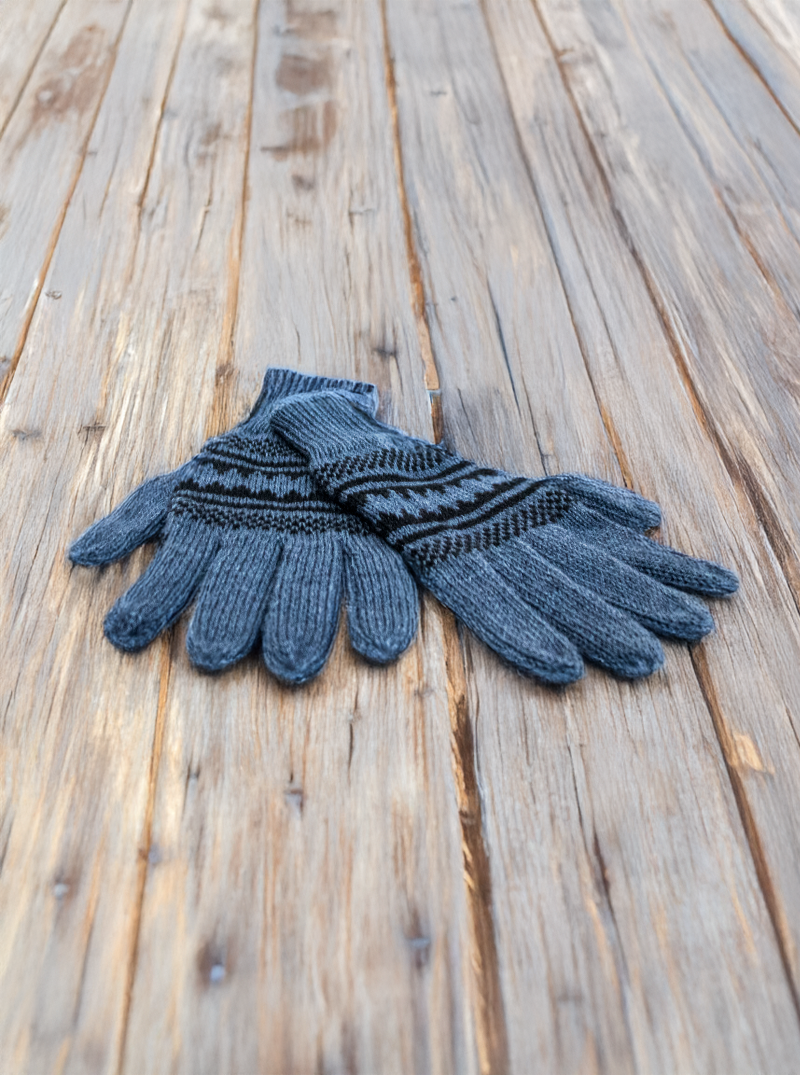 Fair Isle Alpaca Gloves