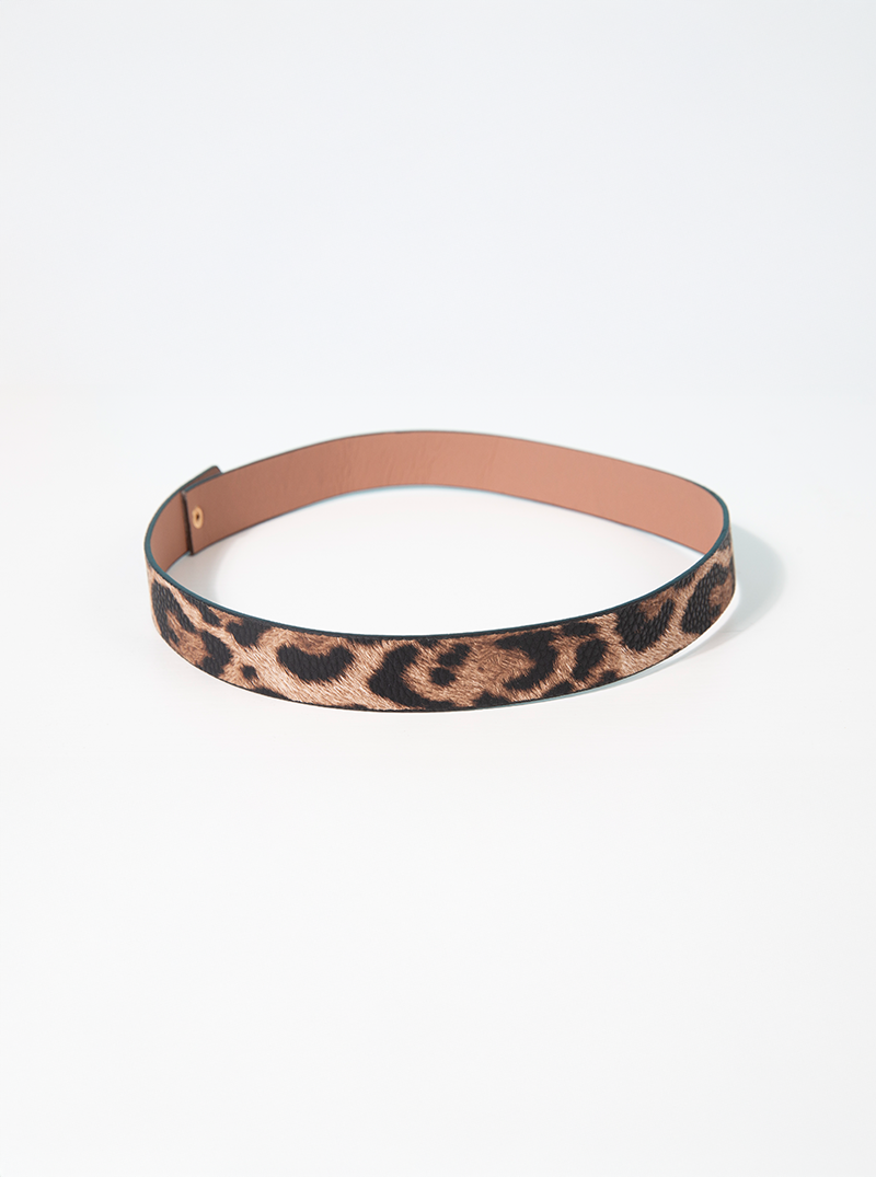 Leopard Print Western Hat Band