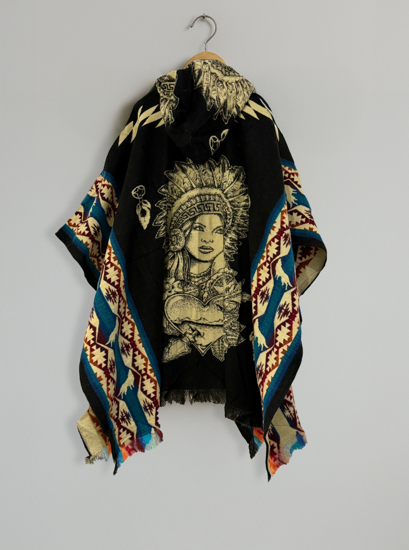 Authentic Mexican Poncho | Aztek Women