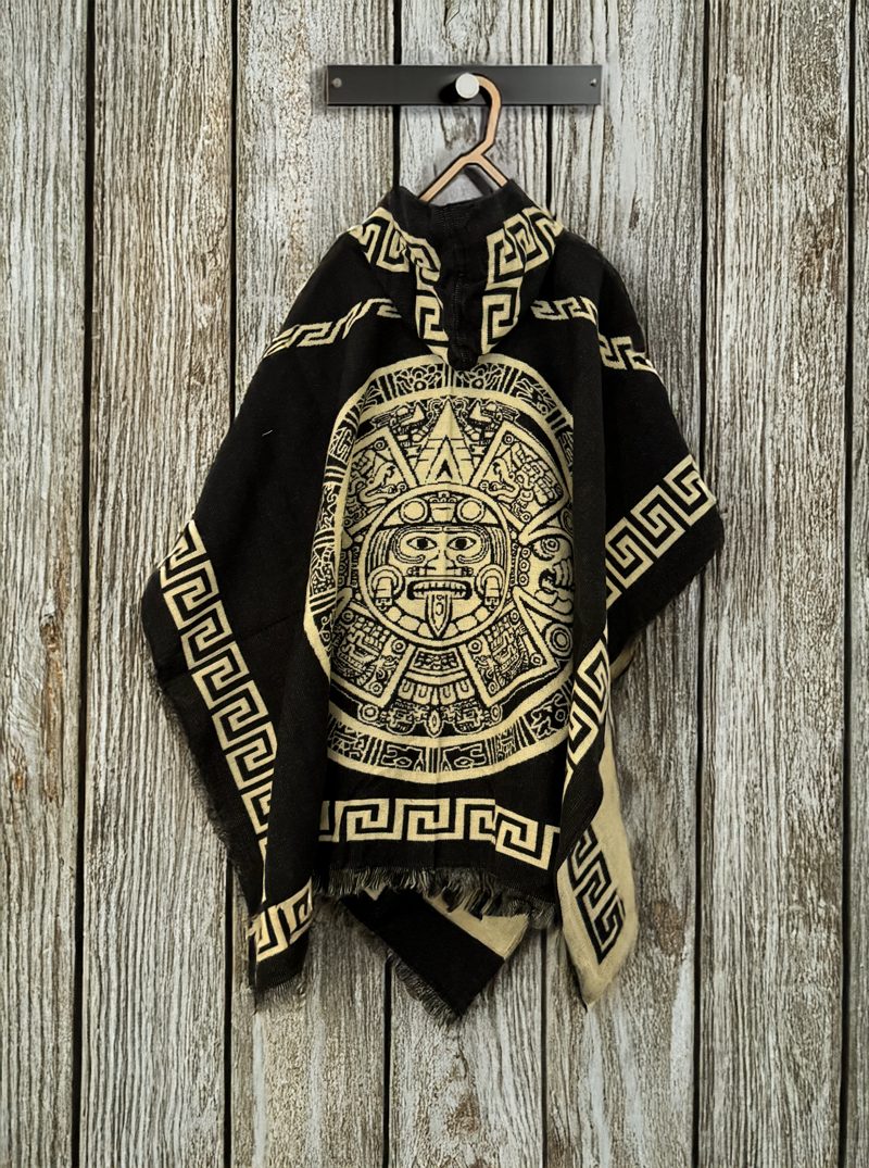 Authentic Mexican Poncho for Men | Aztek Design