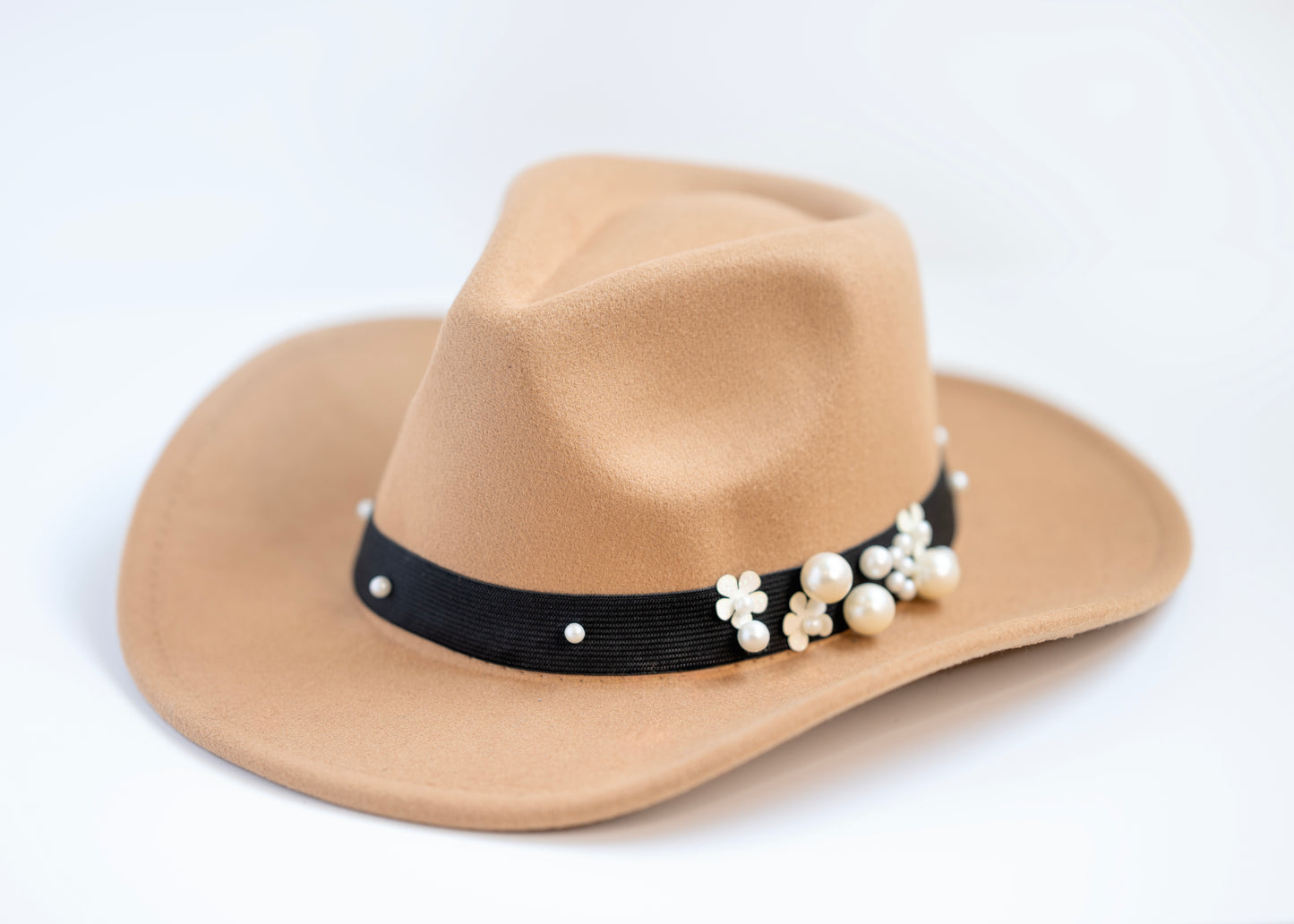 Western Hat Band with Pearls