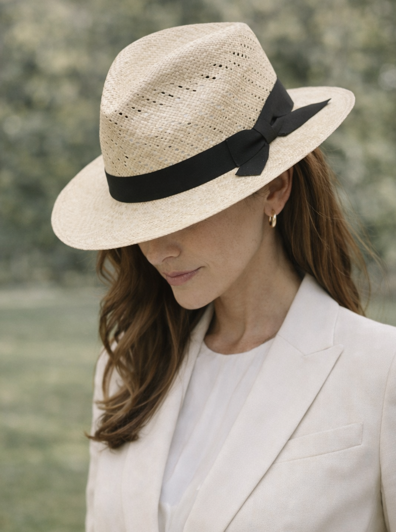 Cappello Panama Fedora a Trama Aperta | La Collezione Capsule