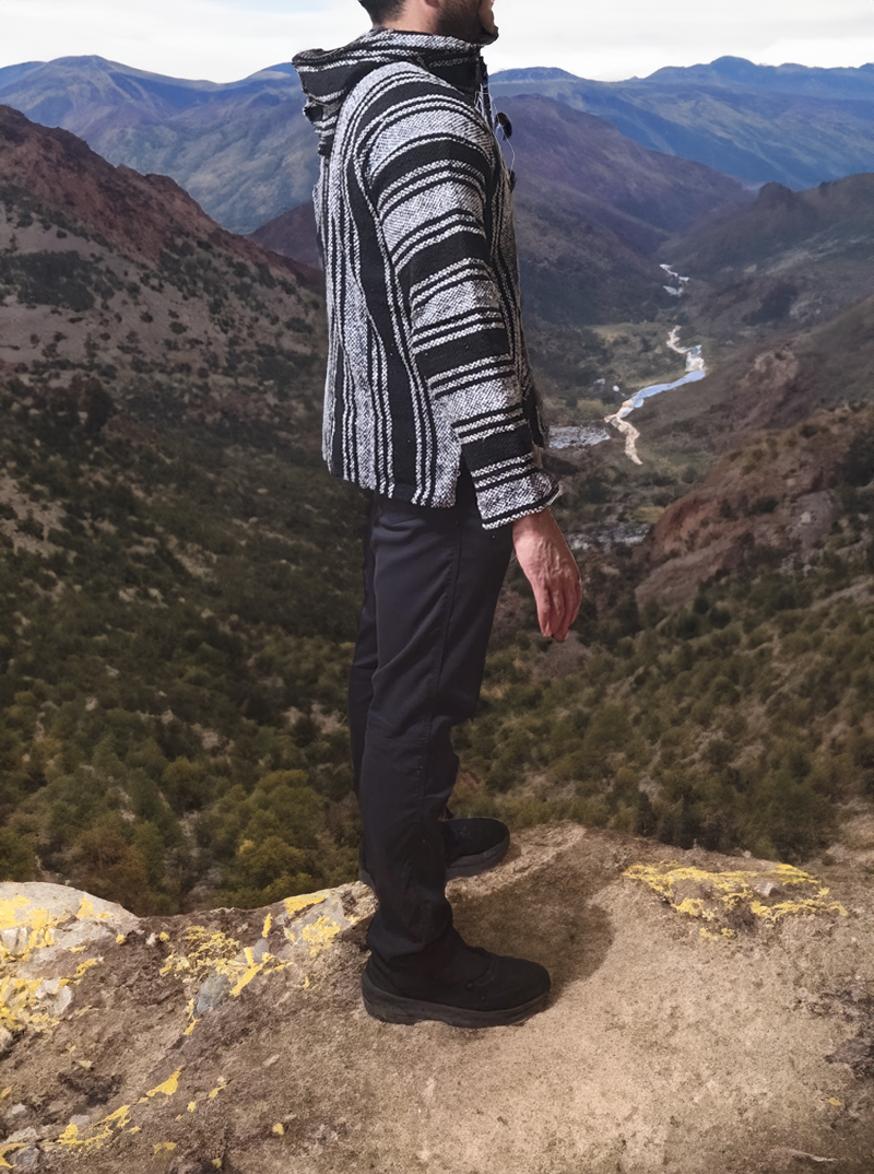 Hoodie Baja Mexicain pour Hommes et Femmes | Hoodie Unisexe | Noir