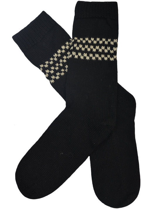 Black Alpaca Socks