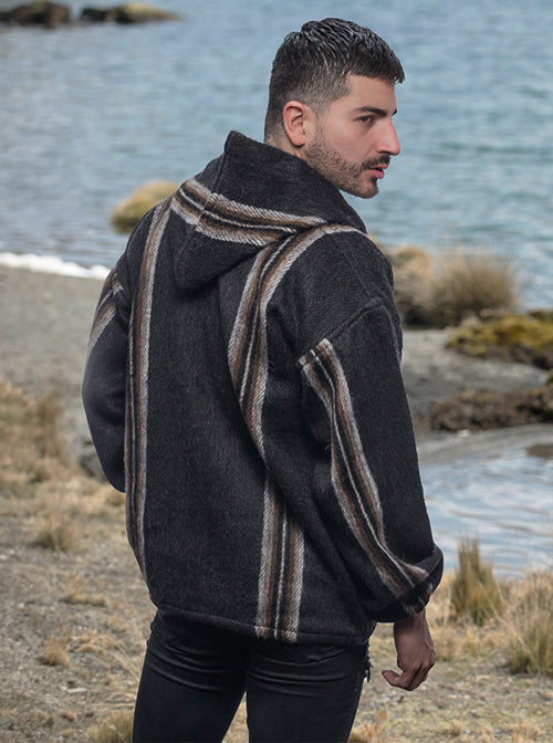 Alpaca Jacket with Hood