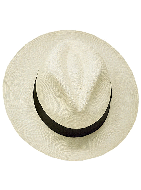 Sombrero de Panamá Natural Fedora Montecristi Grado 10-11