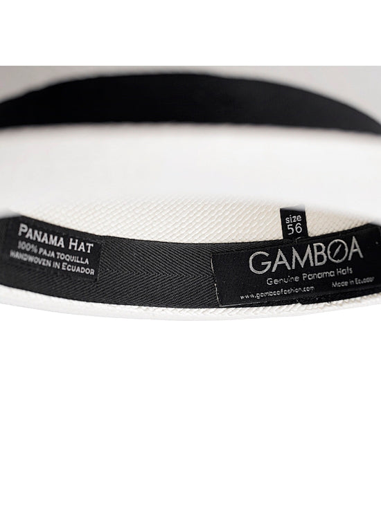 White Panama Hat for Men- Borsalino Hat
