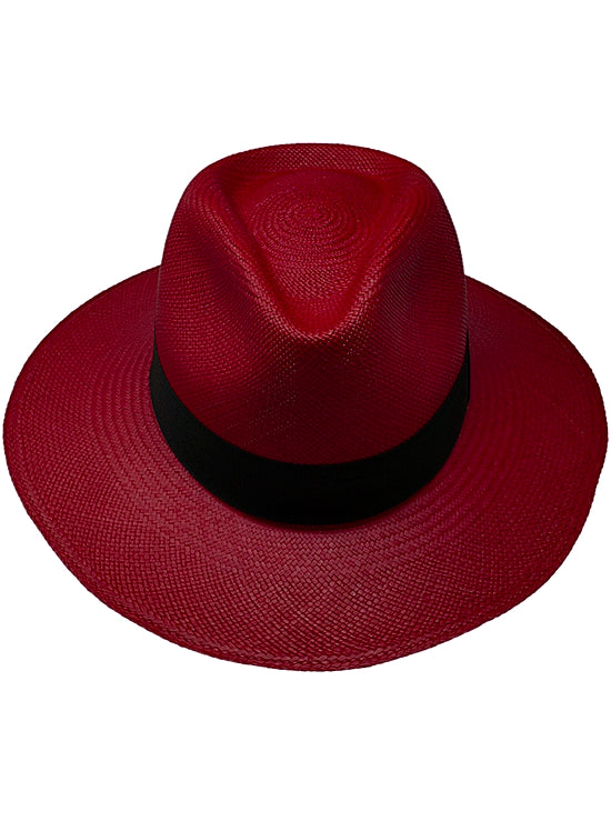 Red Panama Hat - Ausin