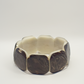 Tagua Bracelet Marble Style | Brown