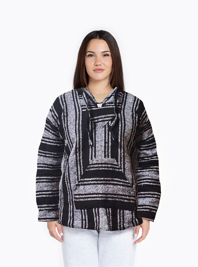 Baja striped hoodie clearance
