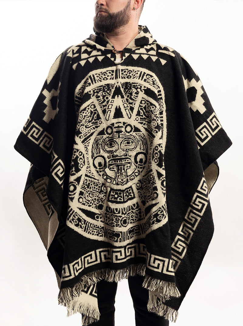 Mexican Poncho for Men | The Perfect Aztek Style | Gamboa