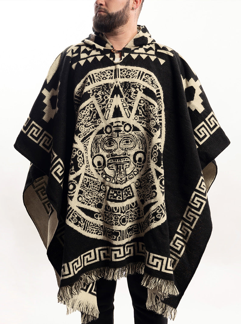 Mexican Poncho for Men, The Perfect Aztek Style