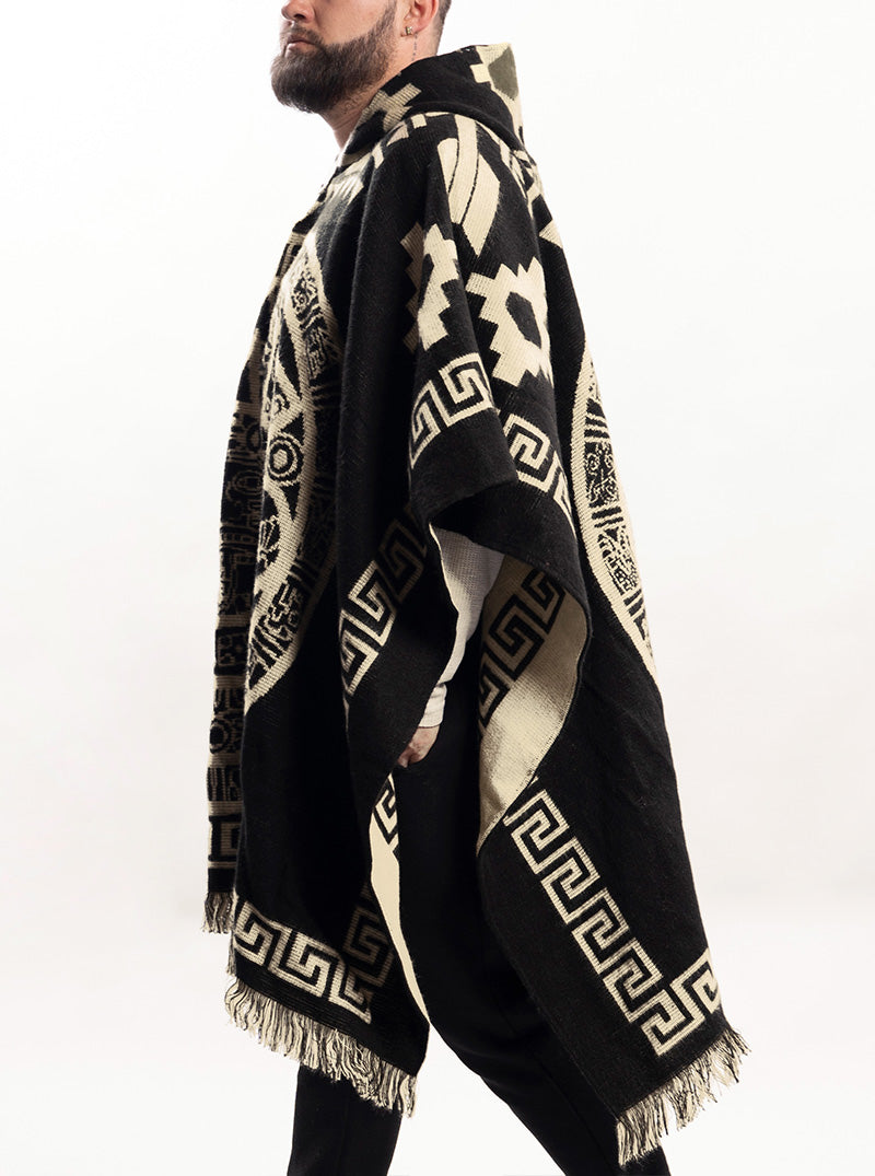 Mexican Poncho for Men | The Perfect Aztek Style | Gamboa