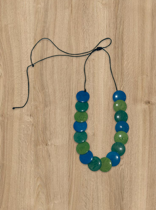 Necklace of Small Tagua Circles