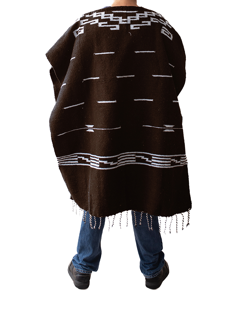 Clint Eastwood Poncho - Mexican Poncho - BROWN
