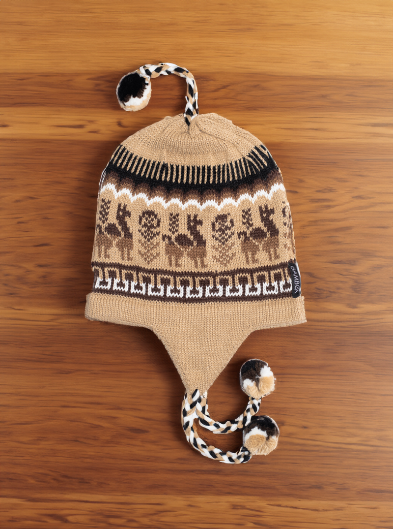 Andean Alpaca Hat with braids – Gamboa Andean Alpaca Hat with braids – Gamboa