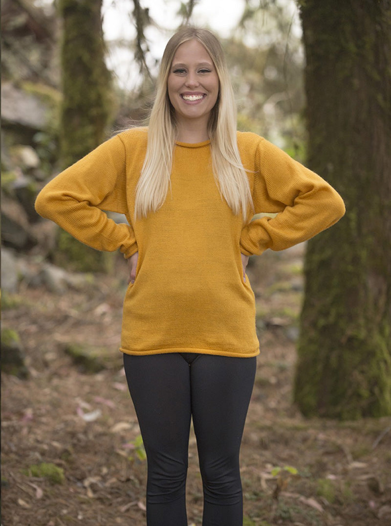 Gamboa Genuine Alpaca Cardigan With Hood - Women's Lightweight Wool Sweater