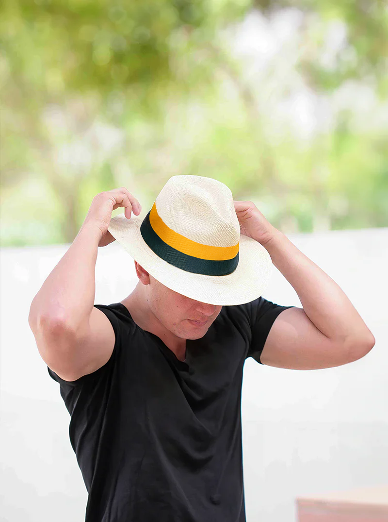 Bicolor Standard Hat Band | Yellow & Green