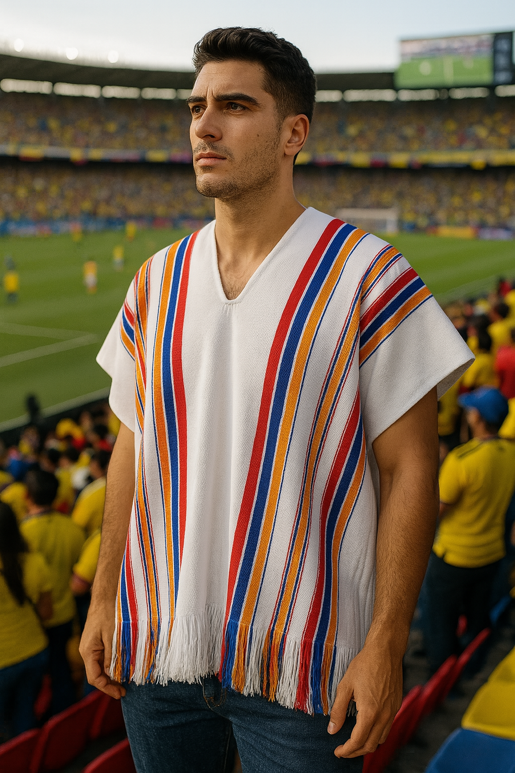 Colombian Flag Poncho
