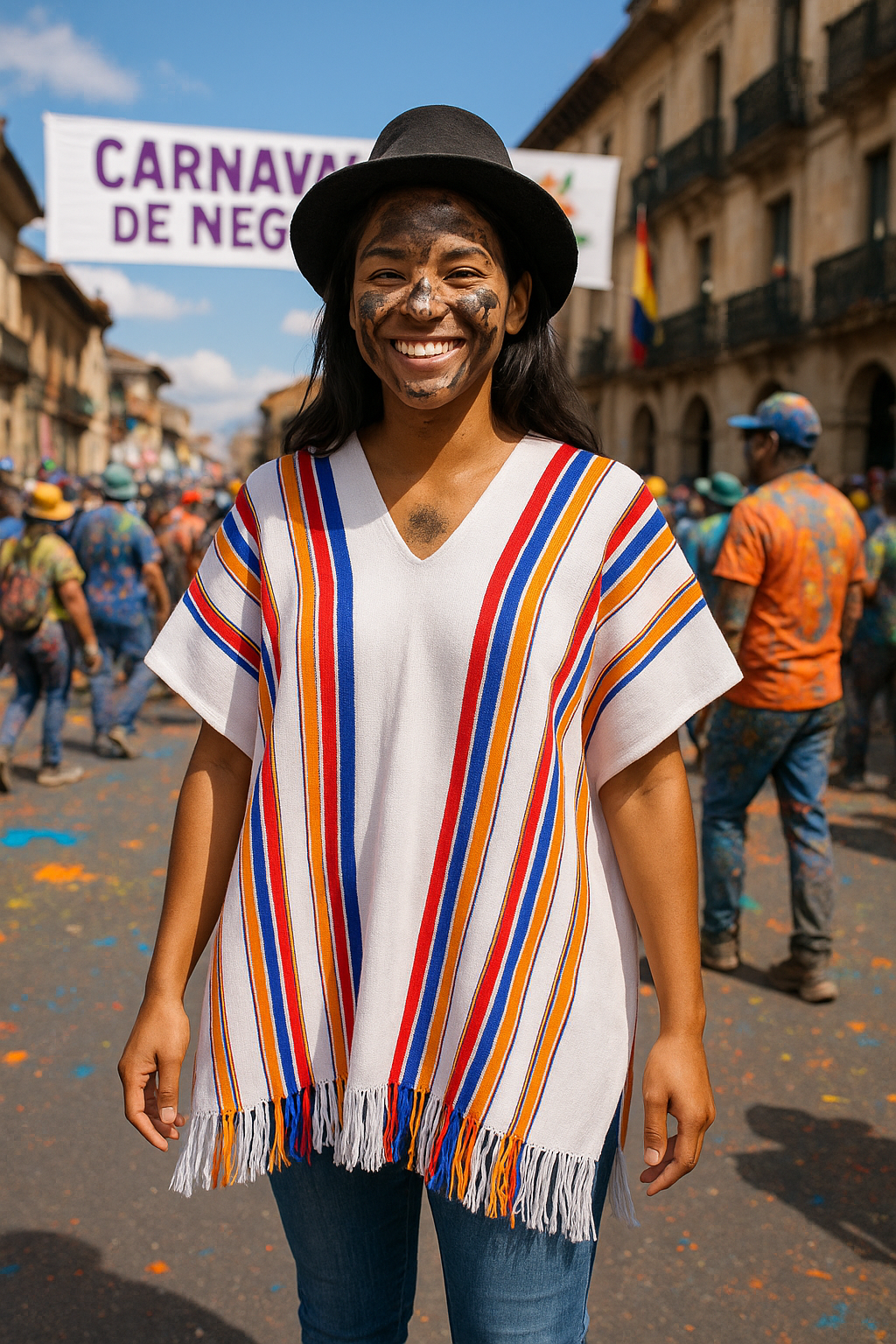 Colombian Flag Poncho