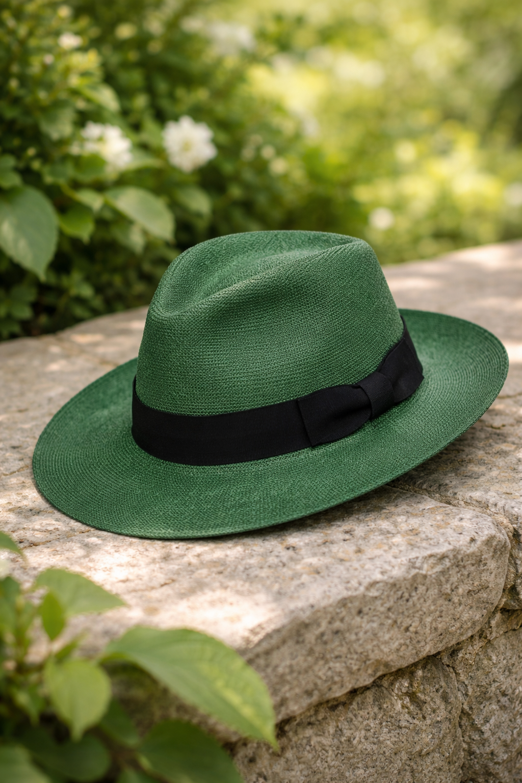 Fedora Panama Hat Grass Green | The Color Edit