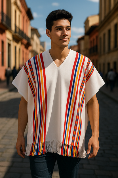 Colombian Flag Poncho