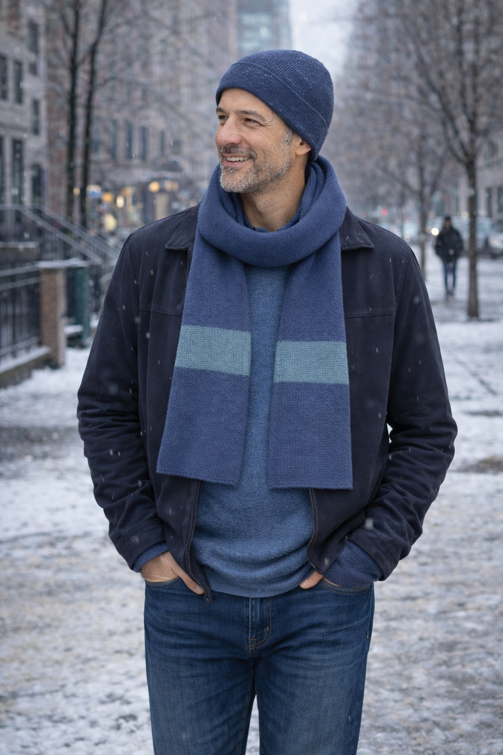 Bicolor Alpaca Scarf