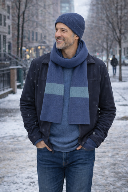 Bicolor Alpaca Scarf