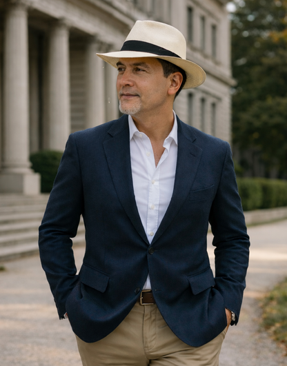 Cappello Classico Fedora Montecristi Uomo