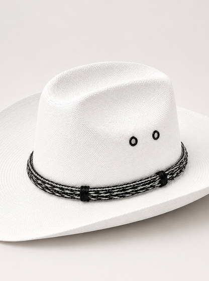 Gamboa Cowboy Panama Hat | White