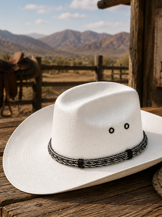 Gamboa Cowboy Panama Hat | White
