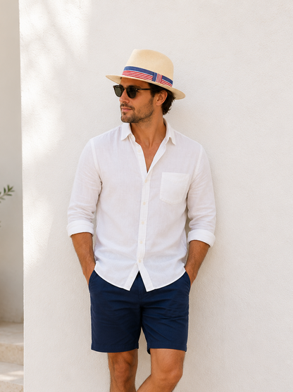 Cappello Panama Cuenca Fedora da Uomo (Grado 3-4)