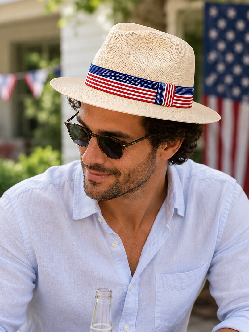 Cappello Panama Cuenca Fedora da Uomo (Grado 3-4)