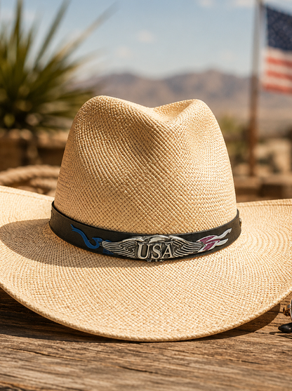 USA Cowboy Hat Band