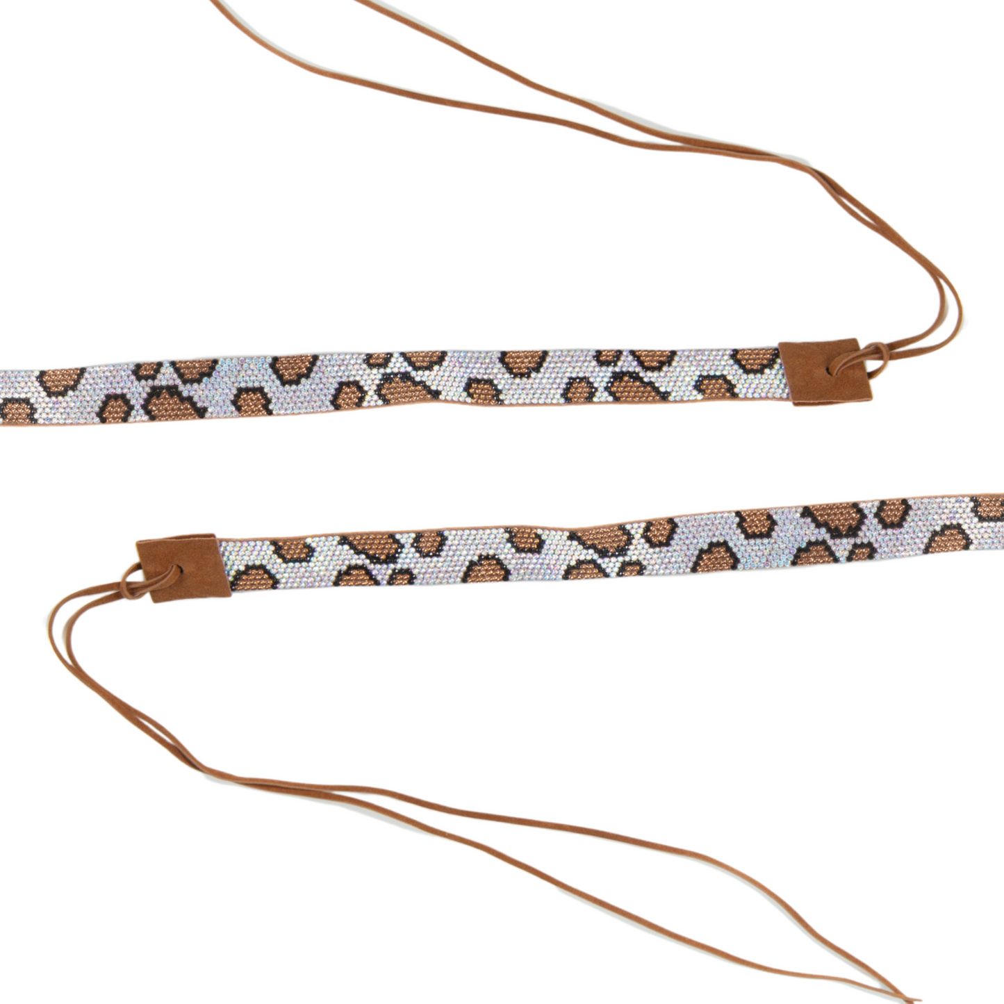 Strass Western Animal Print Hat Band