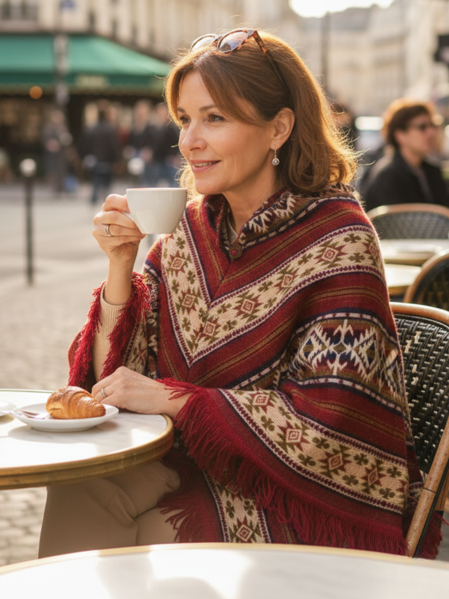 Mexican Urban Poncho for Women