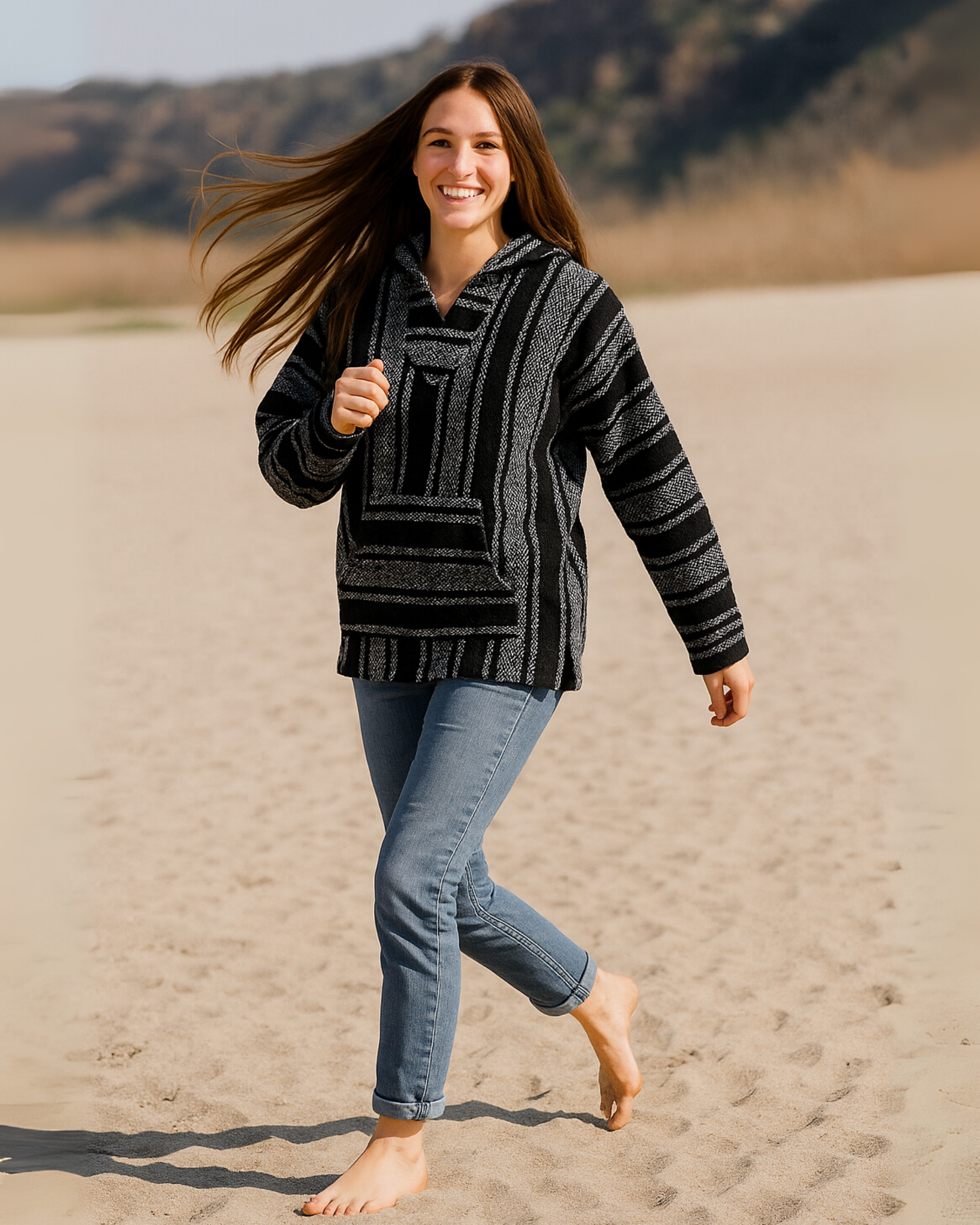 Mexican Baja Hoodie for Men & Women | Unisex Hoodie | Black