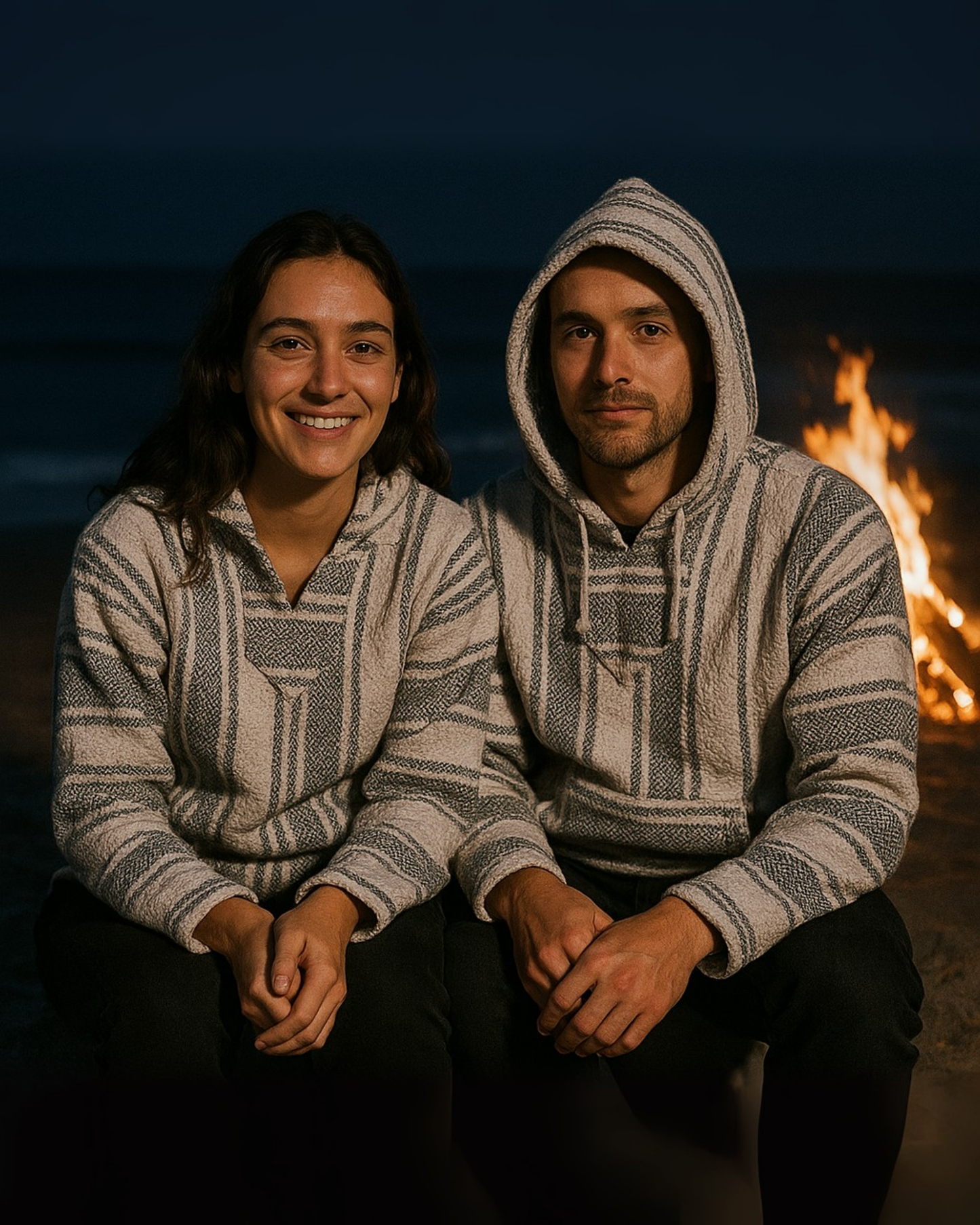 Mexican Baja Hoodie for Men & Women | Unisex Hoodie | Gray