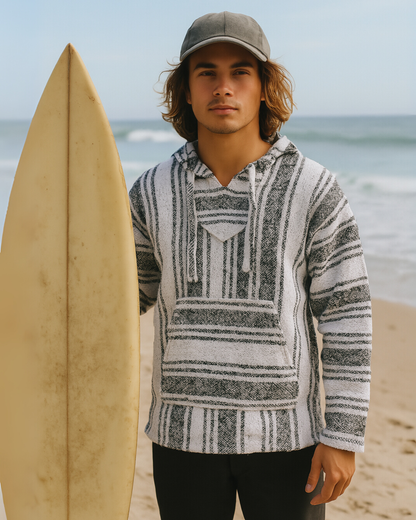 Mexican Baja Hoodie for Men & Women | Unisex Hoodie | Gray