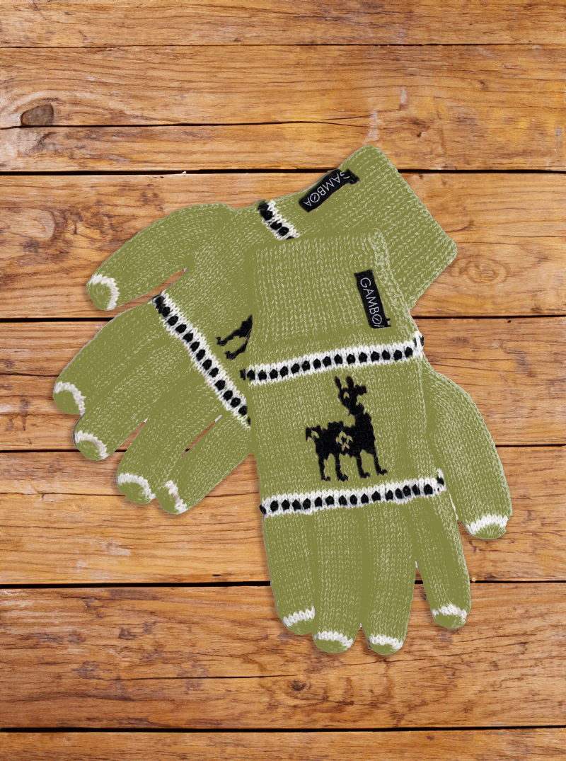 lama handschuhe Alpakahandschuhe- Lamas – Gamboa