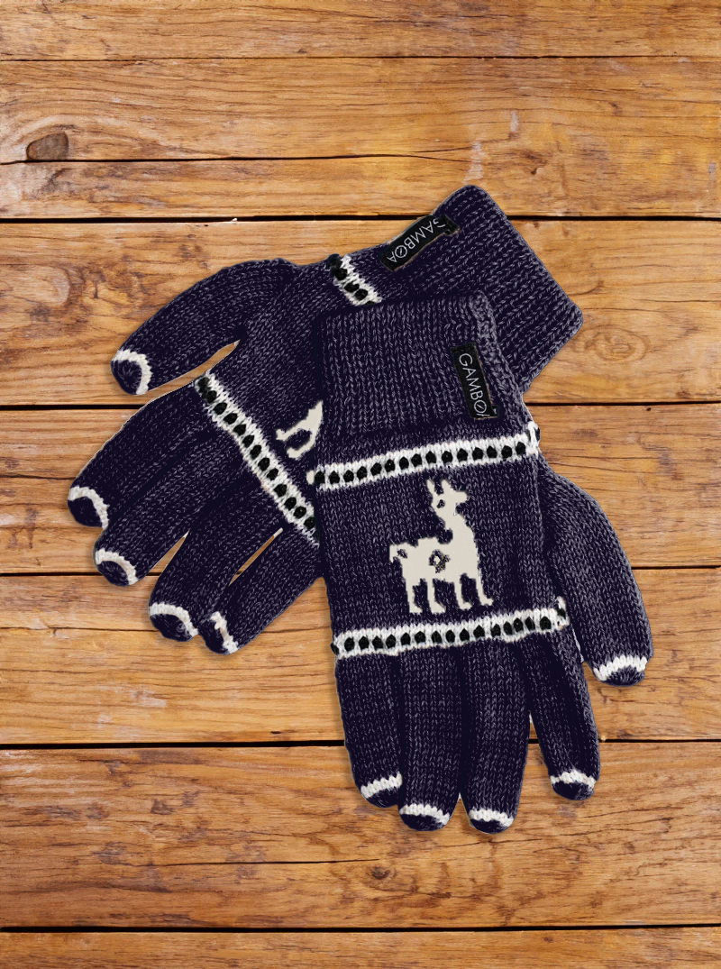 lama handschuhe Alpakahandschuhe- Lamas – Gamboa