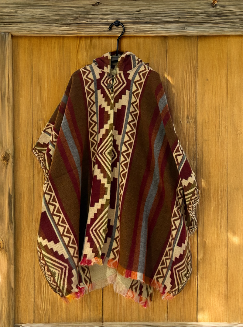 Poncho Clint Eastwood Homme Style Western - Cape Mexicaine En Laine, Taille Unique, Pour Automne/hiver Et Déguisement