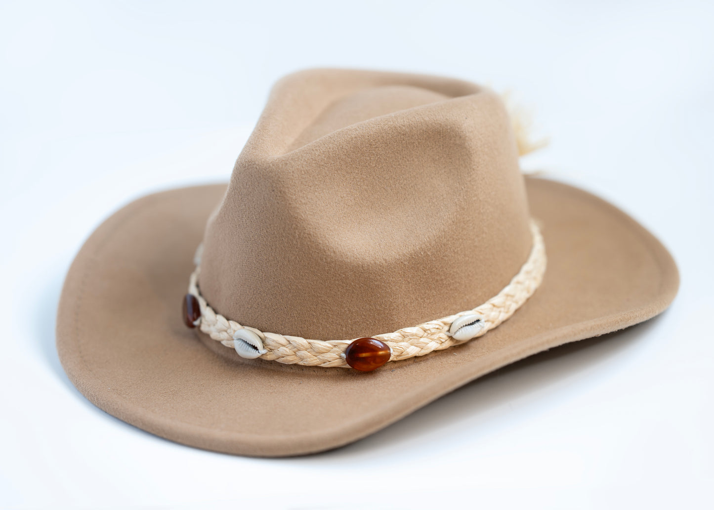 Braided Straw Western Hat Band