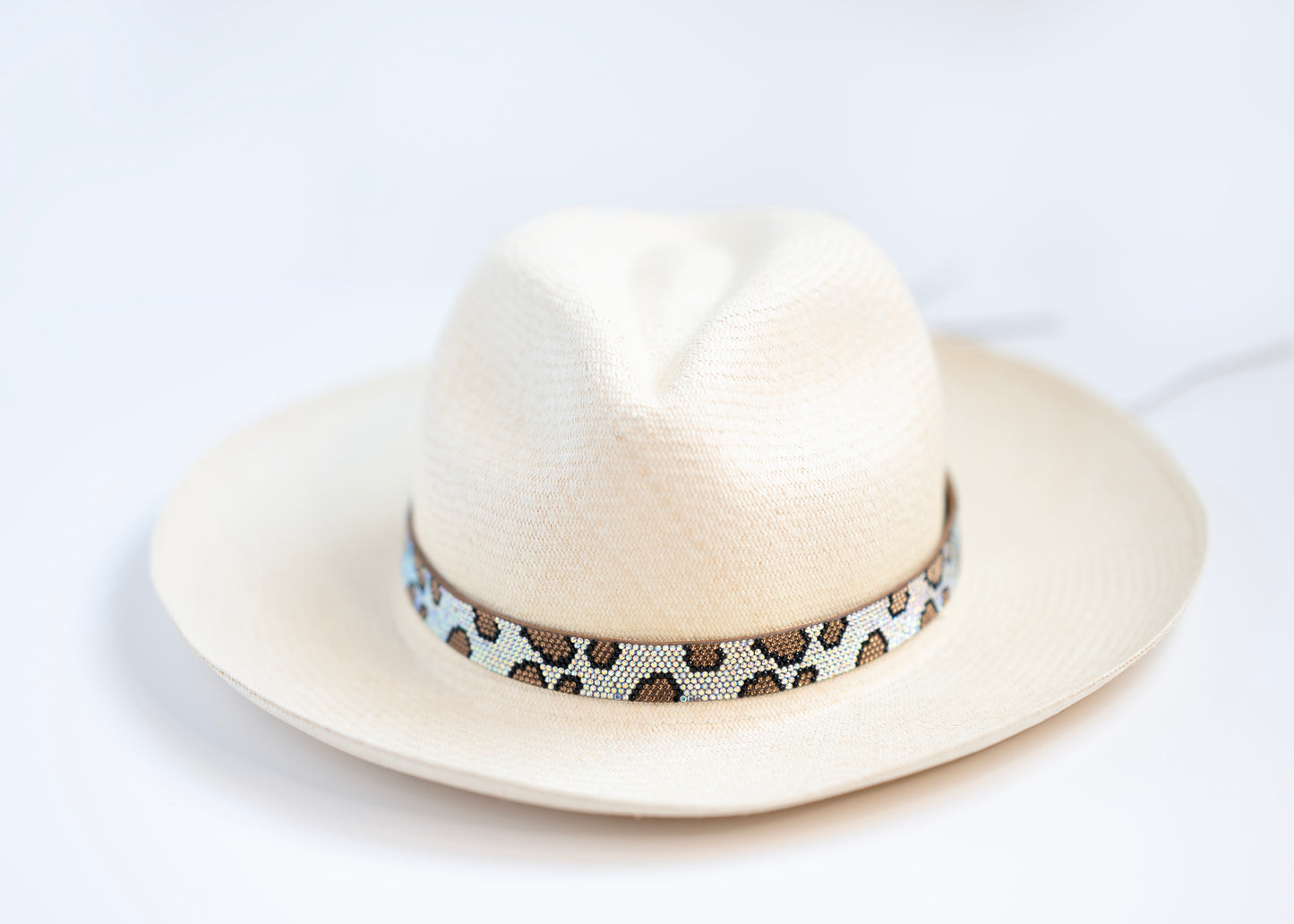 Strass Western Animal Print Hat Band